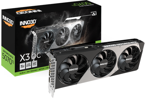 VGA INNO3D GeForce RTX 5070Ti X3 16GB GDDR7
