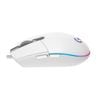 Chuột có dây Logitech G102 Gen II Lightsync gaming RGB Trắng/White