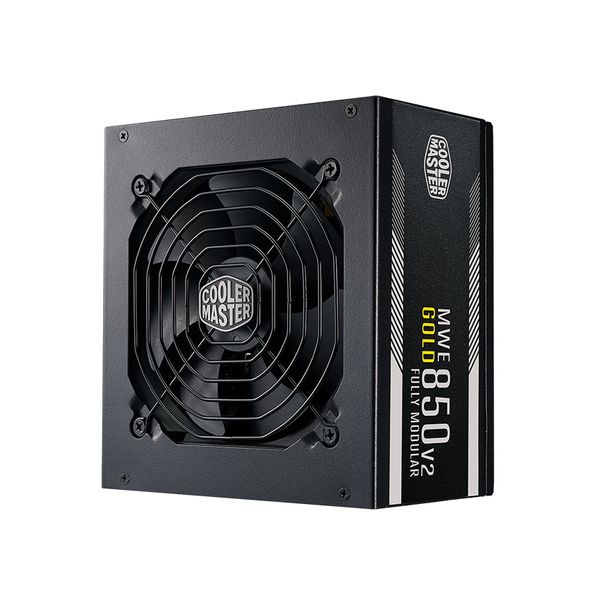Nguồn máy tính COOLERMASTER MWE 80 Plus Gold 850 V2 Full Modular 850W Đen/Black