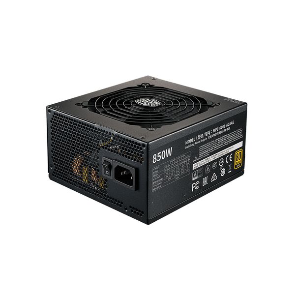 Nguồn máy tính COOLERMASTER MWE 80 Plus Gold 850 V2 Full Modular 850W Đen/Black