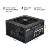 Nguồn máy tính COOLERMASTER MWE 80 Plus Gold 850 V2 Full Modular 850W Đen/Black