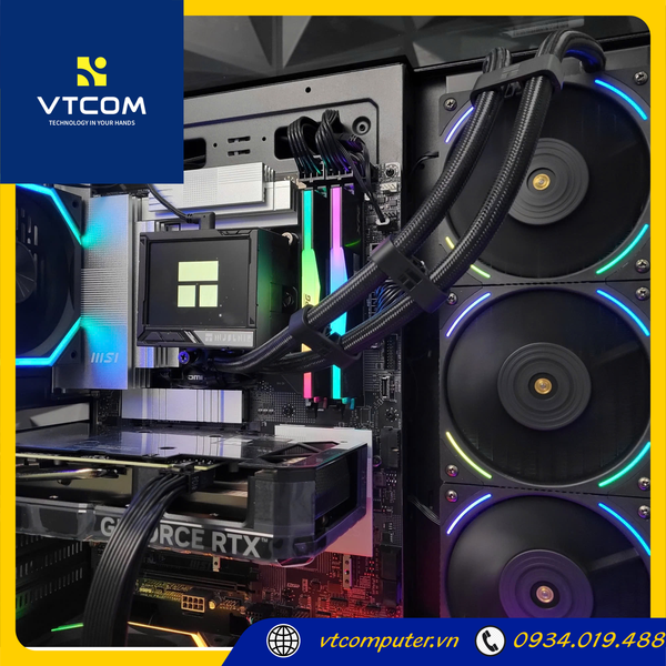 PC VTCOM x OCEAN x DUAL ( Ultra 5 245KF / 32GB / 1TB / RTX 4070 )