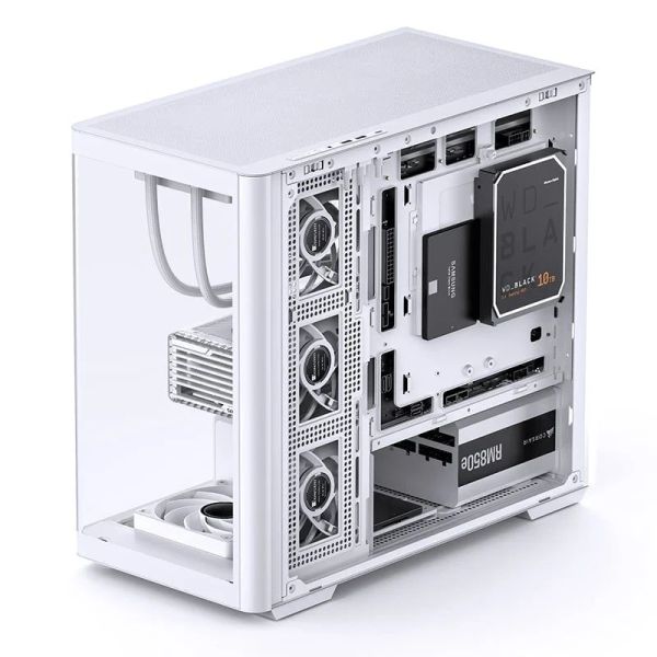 Vỏ Case Jonsbo D300 Trắng/White | Micro ATX