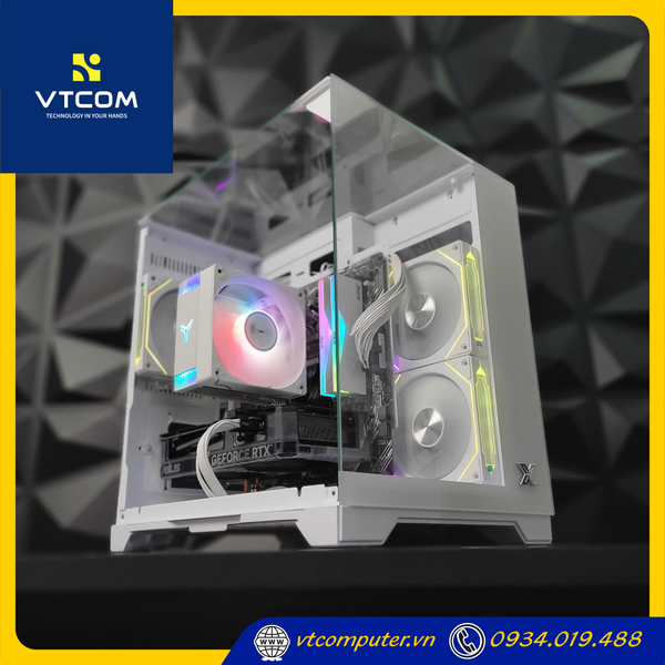 PC VTCOM x OCEAN x DUAL ( Ryzen 7 5700X3D / 16GB / 256GB / RTX 4060 )