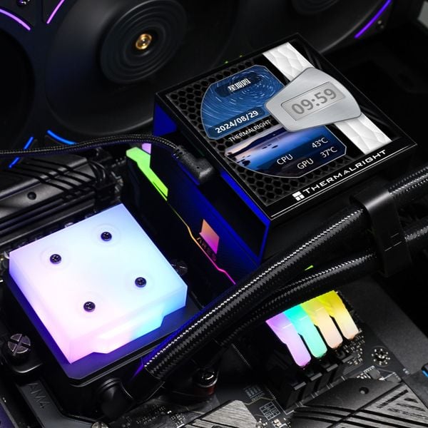 Tản nhiệt AIO THERMALRIGHT HYPER VISION 360 UB ARGB Đen/Black