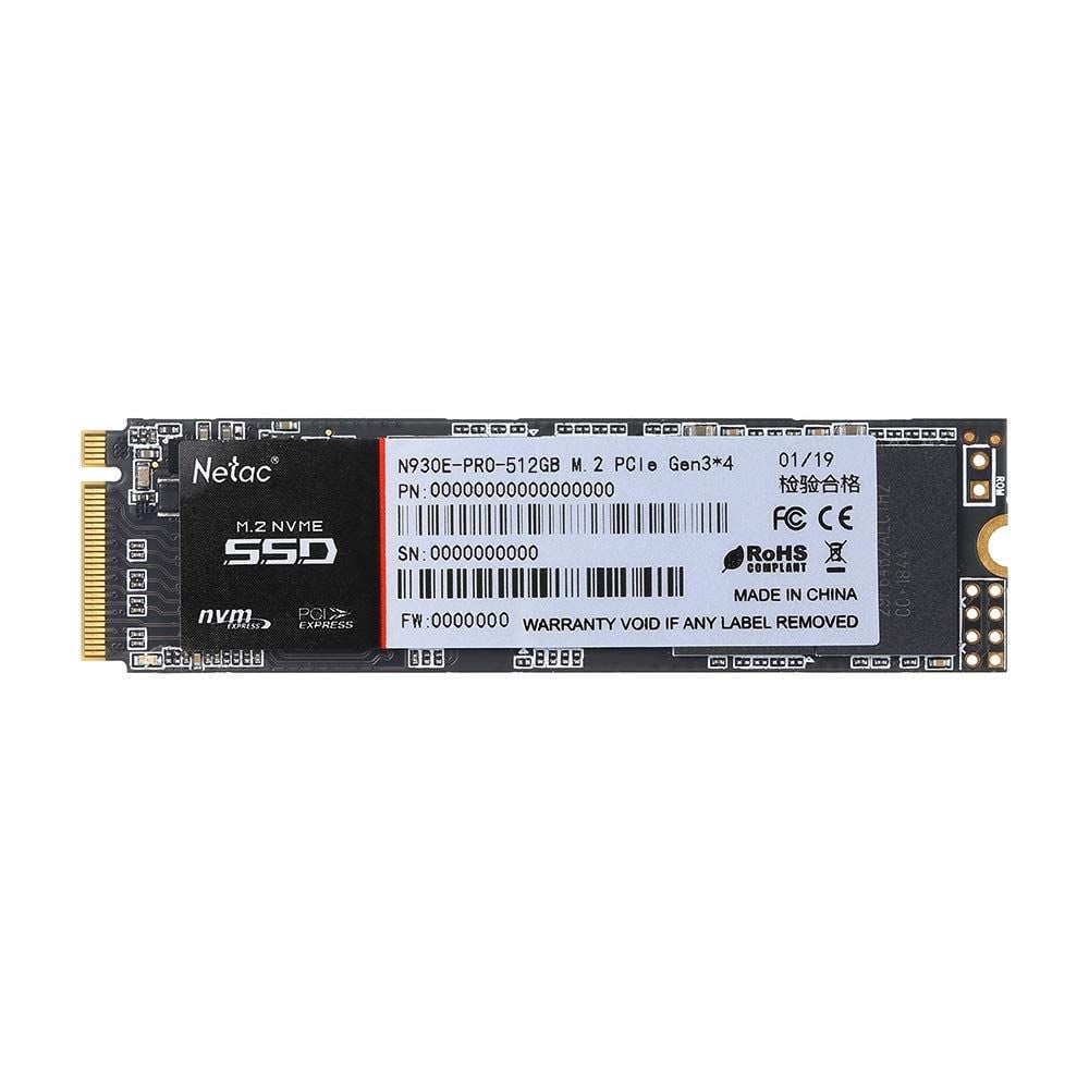 Ổ cứng SSD Netac 512GB N930E Pro M.2 NVMe Gen 3 - Máy tính