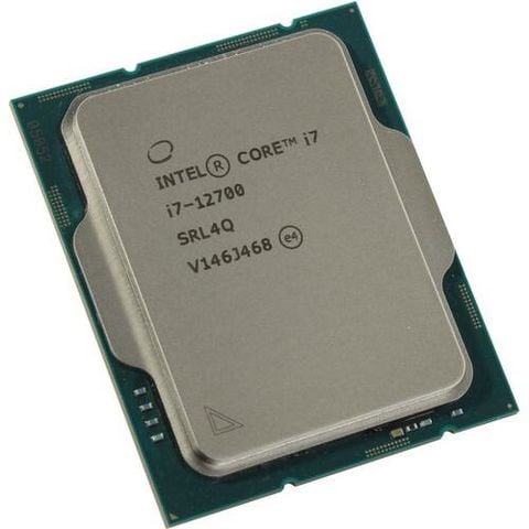 Chip Xử Lý CPU Intel Core i7 12700 (3.6GHz turbo up to 4.9Ghz, 12 nhân 20 luồng, 25MB Cache, 65W) - Tray