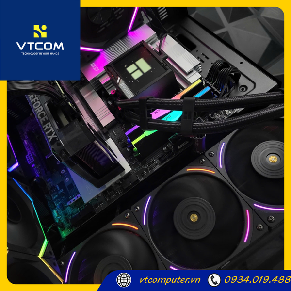 PC VTCOM x OCEAN x DUAL ( Ultra 5 245KF / 32GB / 1TB / RTX 4070 )