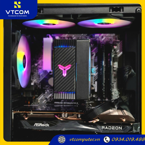 PC VTCOM x ALPHARD x CHALLENGER ( RYZEN 7 5700X3D / 16GB (8GBX2) / 256GB / RX 6600 8GB )