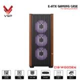 Vỏ case VSP C19 Woonden ( Không Fan ) | ATX Đen/ Black