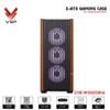 Vỏ case VSP C19 Woonden ( Không Fan ) | ATX Đen/ Black