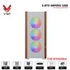 Vỏ case VSP C19 Woonden ( Không Fan ) | ATX Đen/ Black