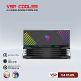 FAN TẢN NHIỆT KHÍ CPU VSP COOLER V4 PLUS BLACK / WHITE RGB NEW