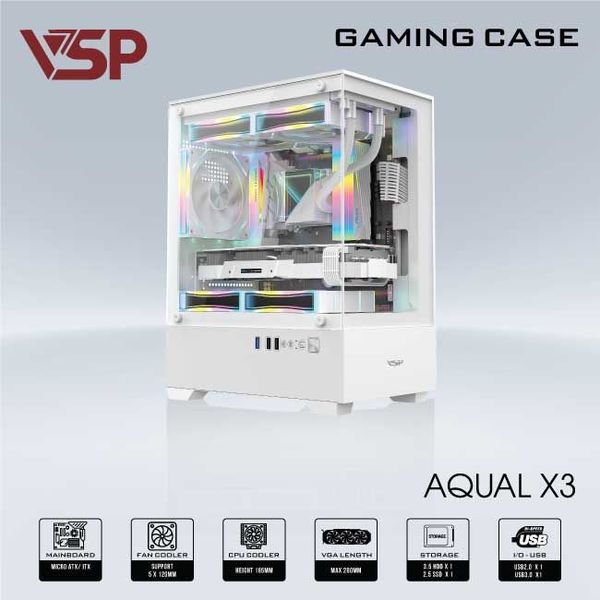 Vỏ Case VSP AQUAL X3 - Trắng