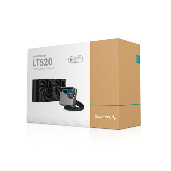 Tản nhiệt AIO DEEPCOOL LT520 ARGB - Đen/Black