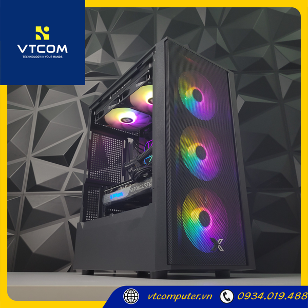 PC VTCOM x NYX x AMP ( i7 12700K / 32GB / 500GB / RTX 4060TI 16GB )