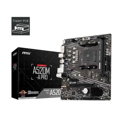 Bo mạch chủ MSI A520M-A PRO DDR4