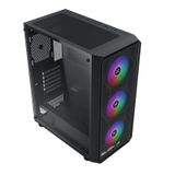 Vỏ case XIGMATEK DOU X 3F EN45172 ( Sẵn 3 Fan ) Đen/Black