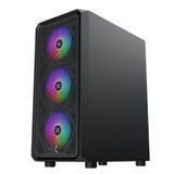 Vỏ case XIGMATEK DOU X 3F EN45172 ( Sẵn 3 Fan ) Đen/Black