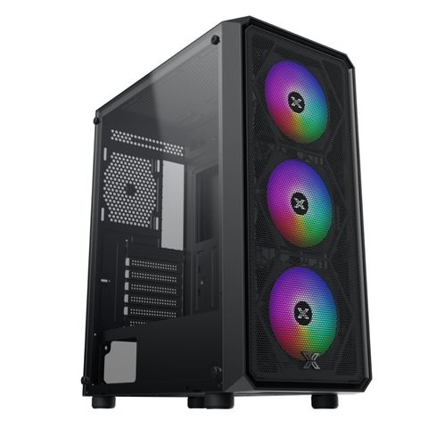 Vỏ case XIGMATEK DOU X 3F eATX Đen/Black ( Sẵn 3 Fan RGB )
