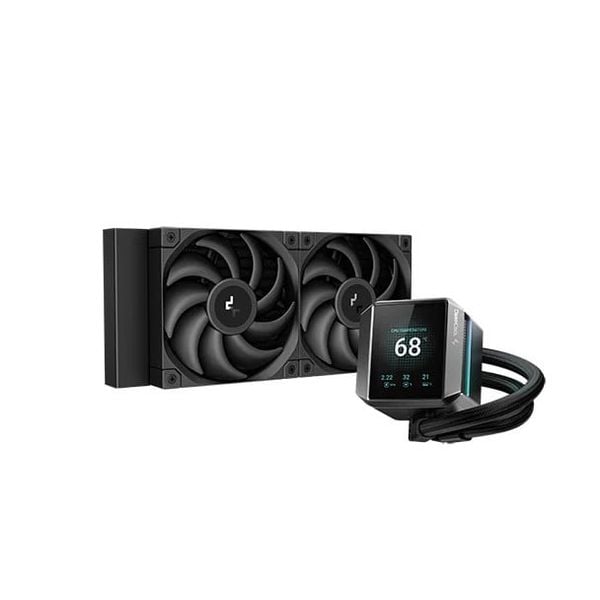 FAN TẢN NHIỆT NƯỚC CPU DEEPCOOL MYSTIQUE 240 ARGB ĐEN NEW