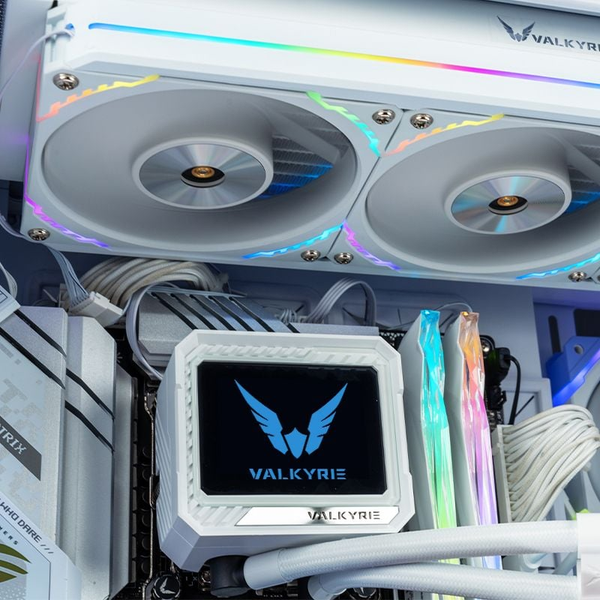 Tản nhiệt AIO Valkyrie V240 Merlin - Trắng tím/White Purple
