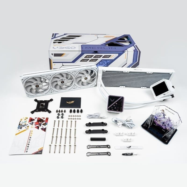 Tản nhiệt AIO Valkyrie V360 Merlin - Trắng Tím/White Purple