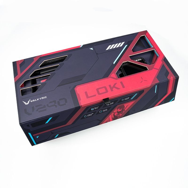 Tản nhiệt AIO Valkyrie V240 Loki - Đỏ đen/Red Black