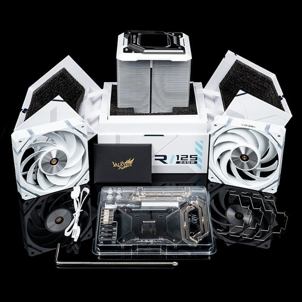 Tản nhiệt khí Valkyrie R125-W Mist - Trắng