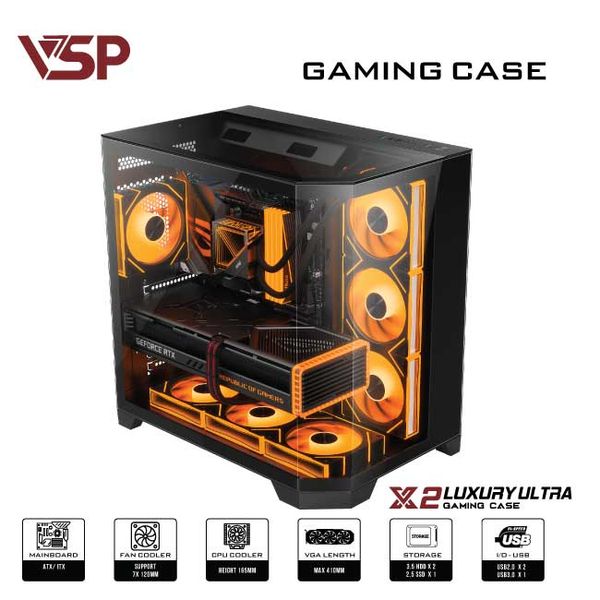 Vỏ Case VSP LUXURY ULTRA X2 ATX