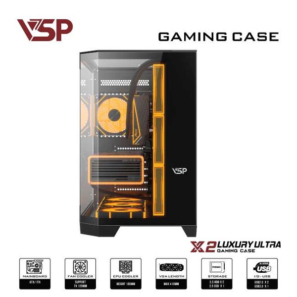 Vỏ Case VSP LUXURY ULTRA X2 ATX