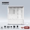 Vỏ Case VSP AX4 AQUANAUT GAMING Trắng/White | ATX (No FAN)