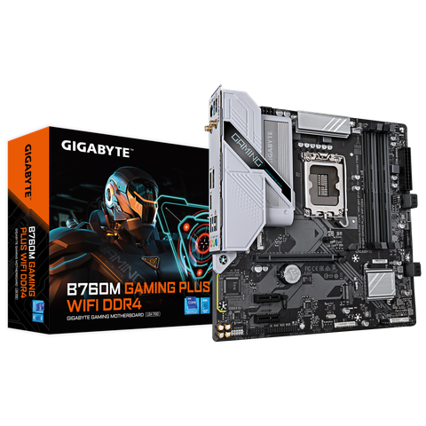 Bo mạch chủ GIGABYTE B760M GAMING PLUS WIFI DDR4