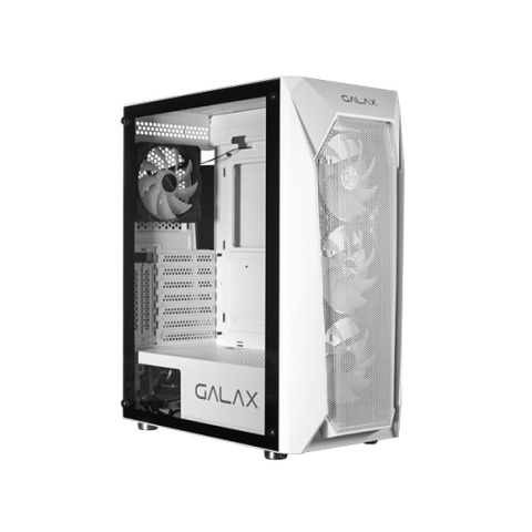CASE GALAX GAMING MID-TOWER  REVOLUTION-05 WHITE NEW (SẴN 4 FAN )