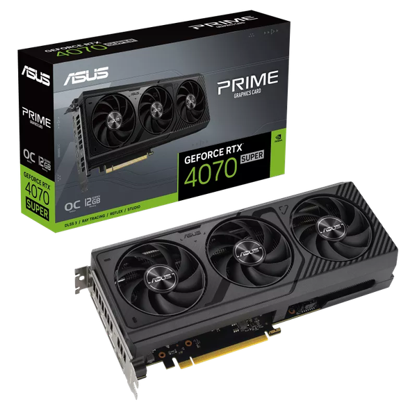 Card màn hình ASUS PRIME GeForce RTX 4070 SUPER 12GB GDDR6X OC Edition