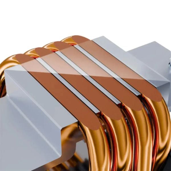 Tản nhiệt khí Leopard K400 RGB - Trắng/White