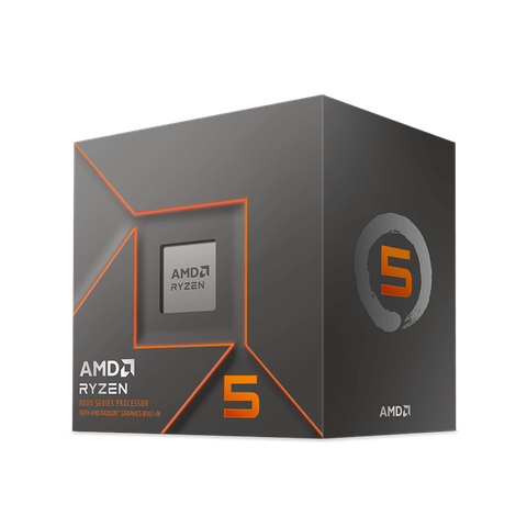 Chip xử lý AMD Ryzen 5 8400F / 4.2GHz Boost 4.7GHz / 6 nhân 12 luồng / 22MB / AM5