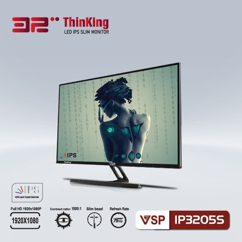 Màn hình phẳng VSP IP3205S 32'' FHD IPS 75Hz 8ms
