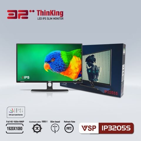 Màn hình phẳng VSP IP3205S 32'' FHD IPS 75Hz 8ms