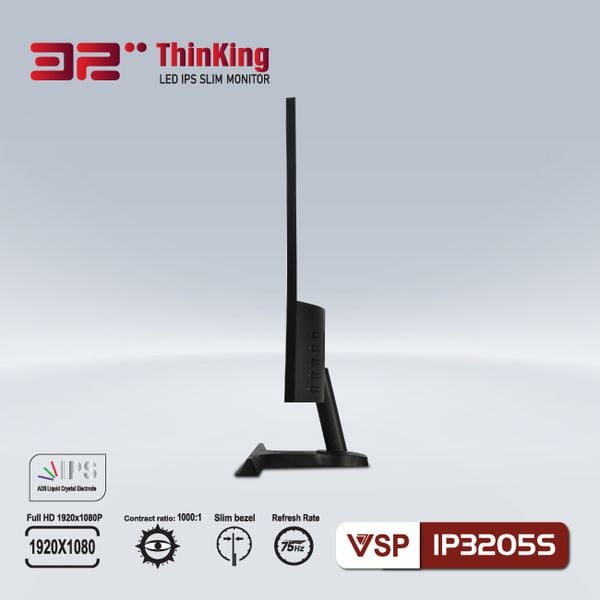 Màn hình phẳng VSP IP3205S 32'' FHD IPS 75Hz 8ms