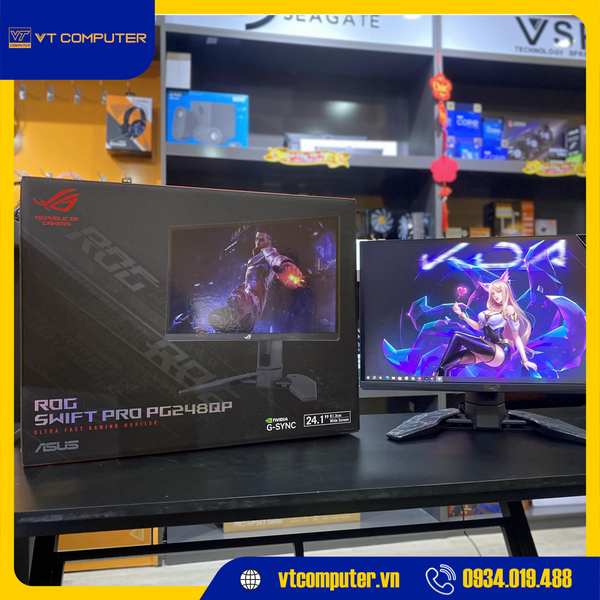 Màn hình ASUS ROG Swift Pro PG248QP | 24.1 inch, Full HD, TN, 540Hz, 0.2ms, phẳng NEW