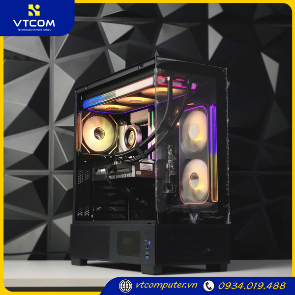 PC VTCOM x Pro Monitor x Twin ( i5 14600KF  / 16GB / 512GB / RTX 5060 8GB )