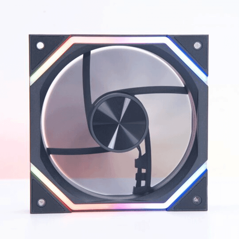 Fan Case Jungle Leopard Galaxy - Đen