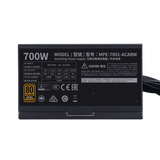 Nguồn máy tính COOLER MASTER NVME V2 230V 80 Plus Brozen 700W Đen/Black
