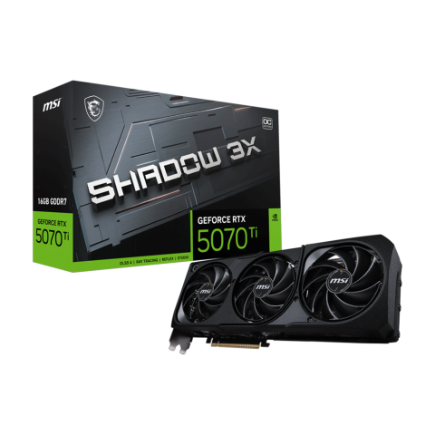 VGA MSI Geforce RTX 5070Ti Shadow 3X 16G OC