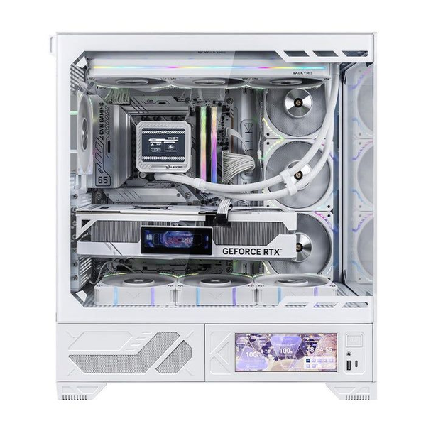 Vỏ Case Valkyrie VK 03 ATX - Trắng | Màn hình 6.2 Inch