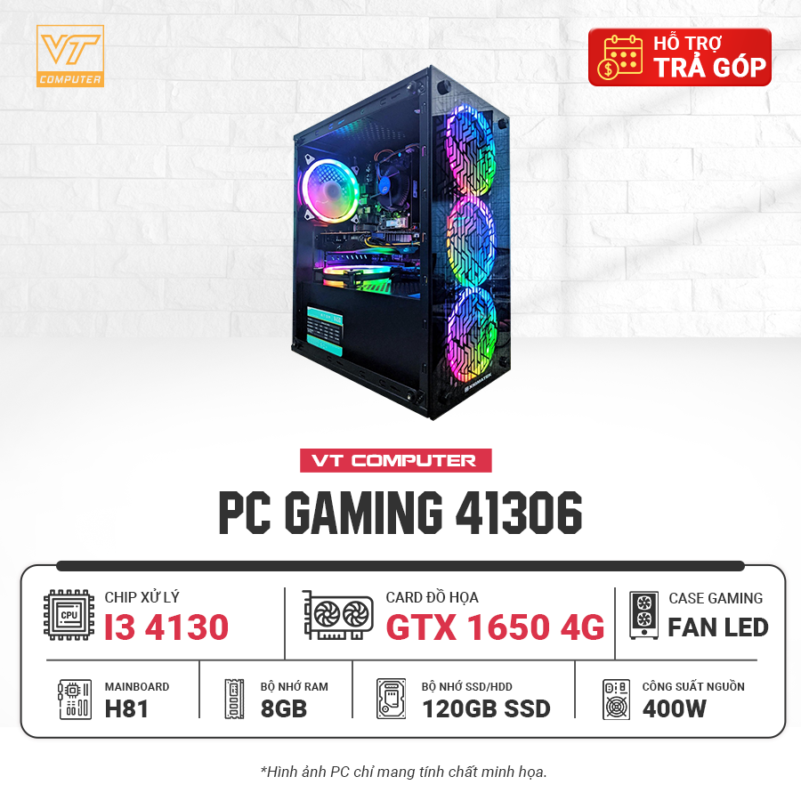 I3 4130 gtx 1650 sales