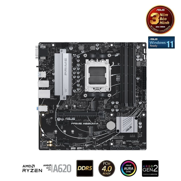 Bo mạch chủ ASUS PRIME A620M-A DDR5
