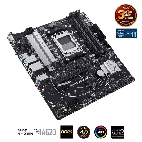 Bo mạch chủ ASUS PRIME A620M-A DDR5