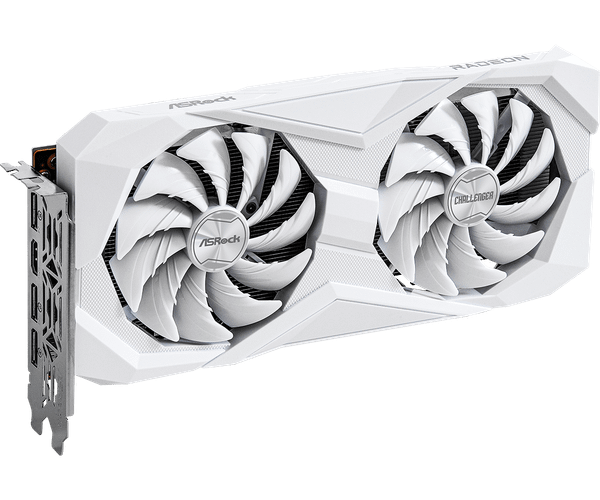 Card màn hình ASROCK Radeon RX6600 8GB CHALLENGER WHITE